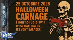 Tournoi Warhammer 40k: Halloween Carnage (Solo 1v1) - Samedi 25 Octobre @ 8h00